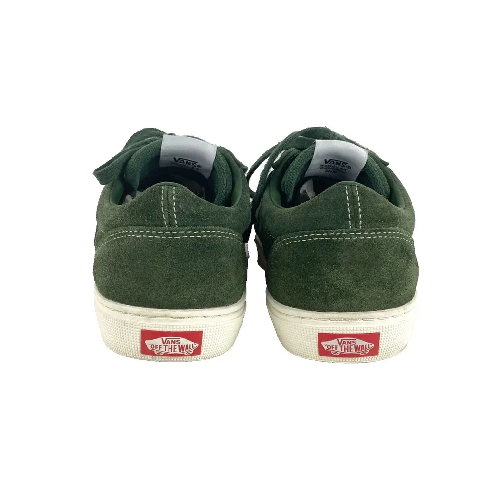 Vans Off the Wall Suede Tennis Shoes Men 7.5 Women 9 Green Sneakers 721356 Great